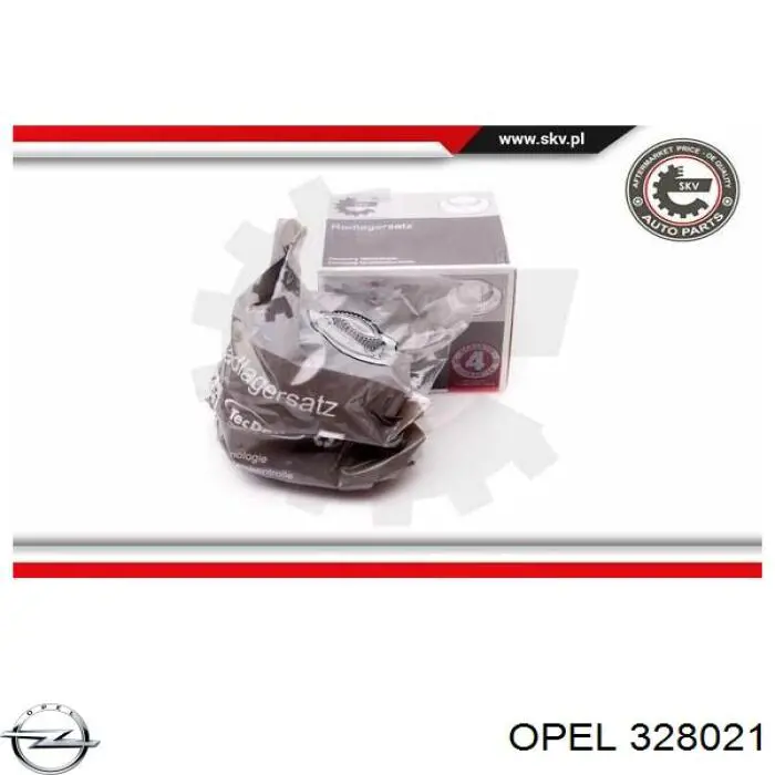 328021 Opel маточина передня