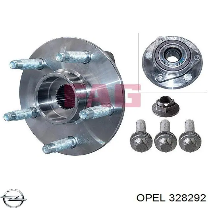 Купити 328292 Opel Маточини передніх коліс