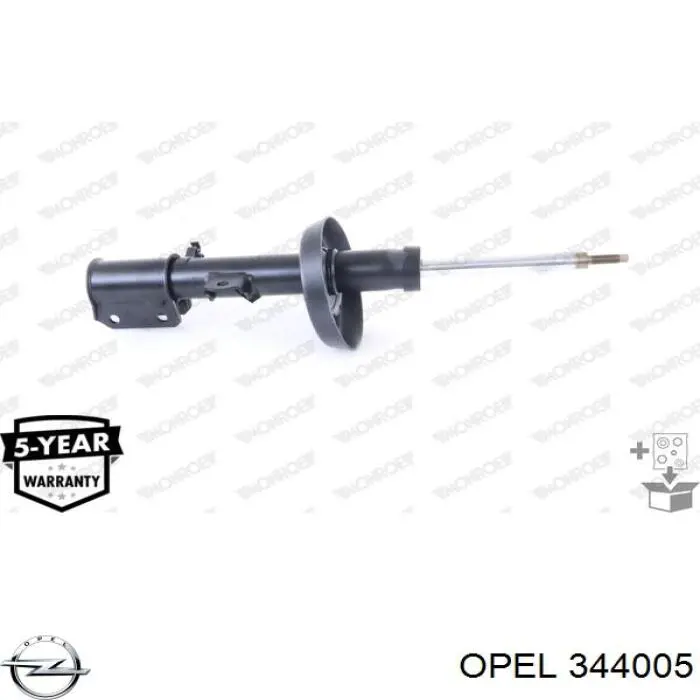 Амортизатор передній, правий Opel 344005 ціна, від 25.34 USD