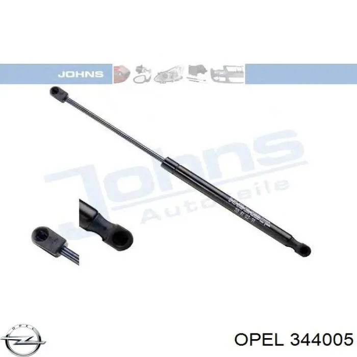 Купити 344005 Opel Амортизатор передній, правий