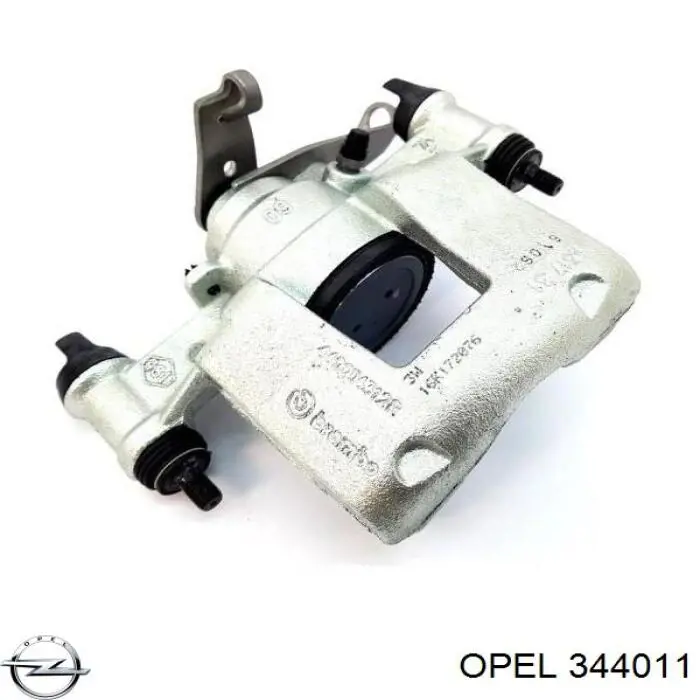 Амортизатор передній, правий 344025 Opel