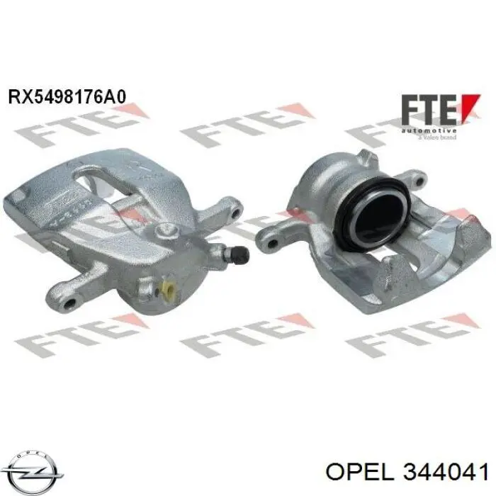 Купити 344041 Opel Амортизатора передній лівий