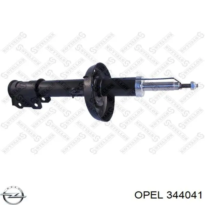 344041 Opel амортизатор передній, лівий