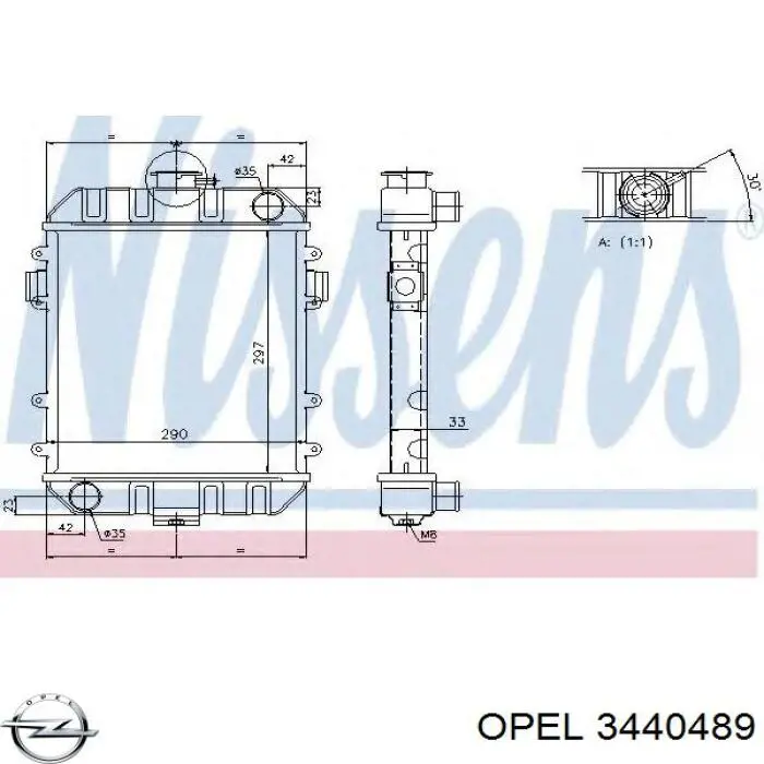 Купити 3440489 Opel Реле електробензонасосу