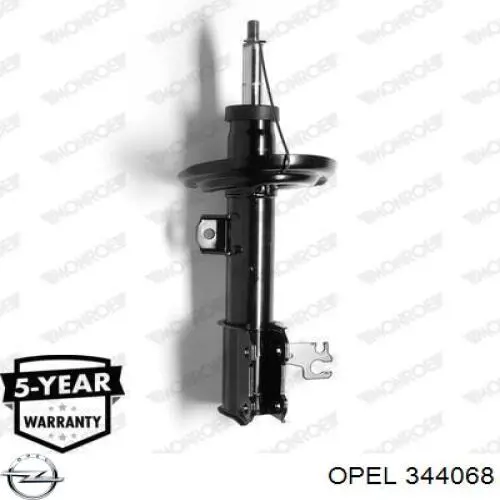 Купити 344068 Opel Амортизатор передній, правий