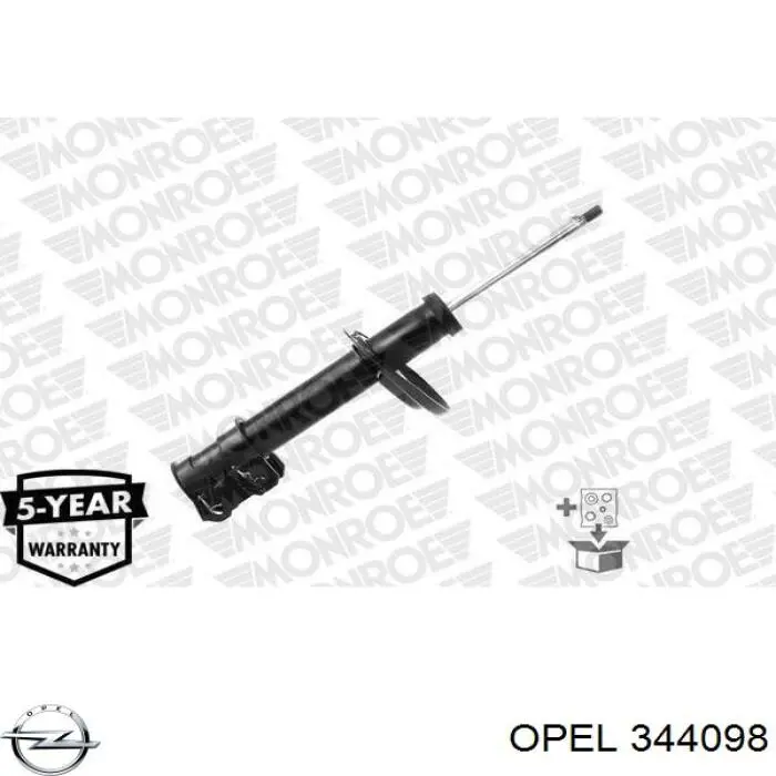 Купити 344098 Opel Амортизатора передній лівий