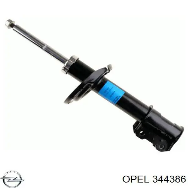 344386 Opel амортизатор передній, правий