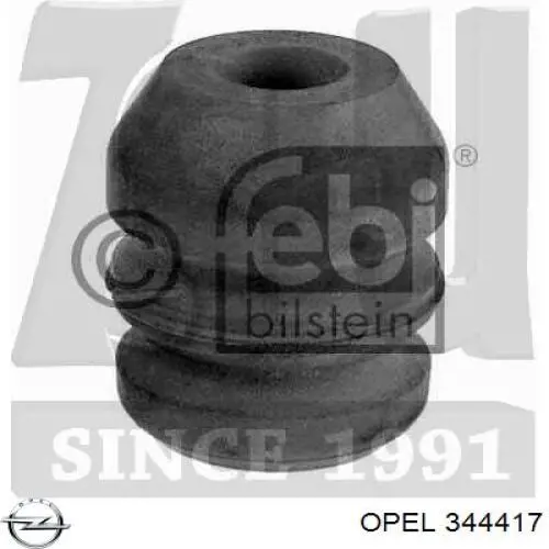 344417 Opel буфер-відбійник амортизатора переднього
