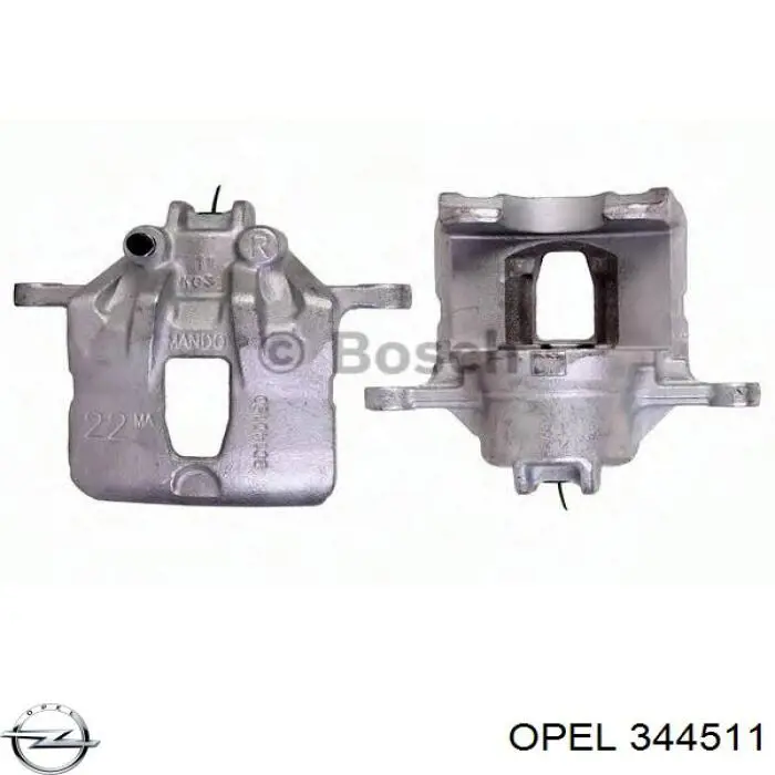 344511 Opel опора амортизатора переднього