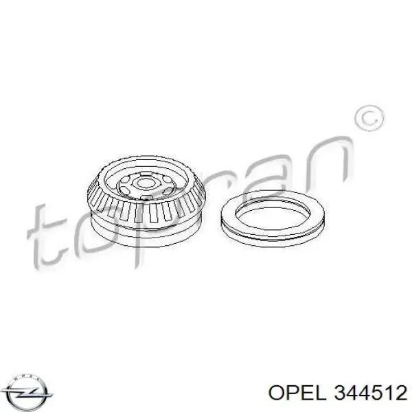 Опора стійки амортизатора переднього Opel 344512 ціна, від 14.91 USD
