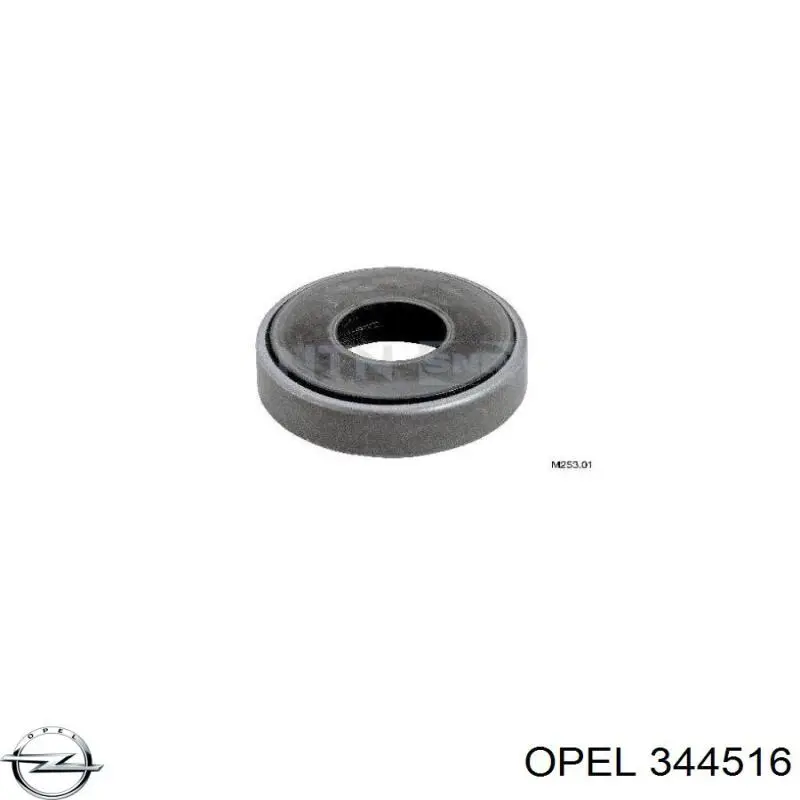 344516 Opel підшипник опорний амортизатора, переднього