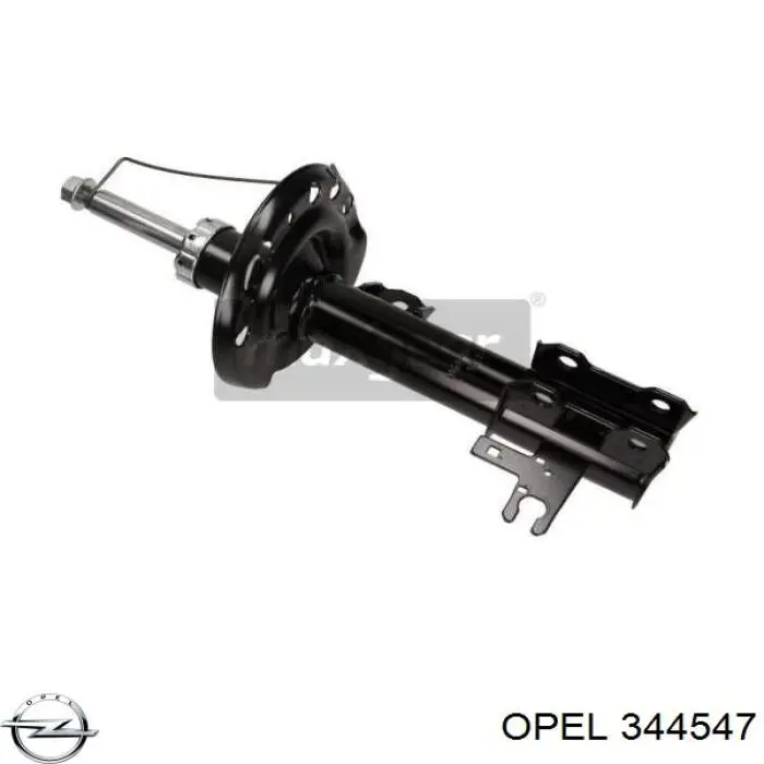 344547 Opel амортизатор передній, лівий