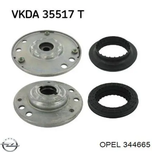Підшипник опорний амортизатора, переднього 344665 Opel