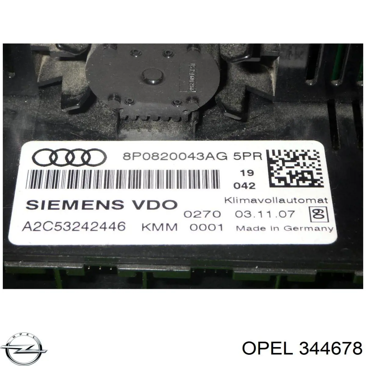 344678 Opel Ліва передня стійка