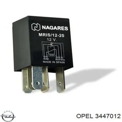 Купити 3447012 Opel Реле кондиціонера