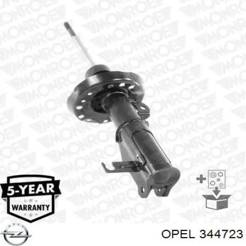 344723 Opel амортизатор передній, правий