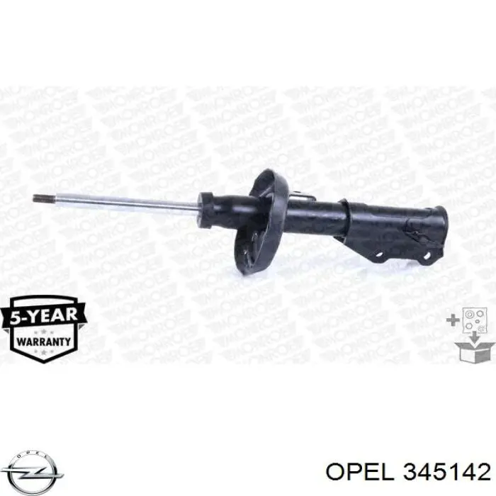345142 Opel амортизатор передній, правий