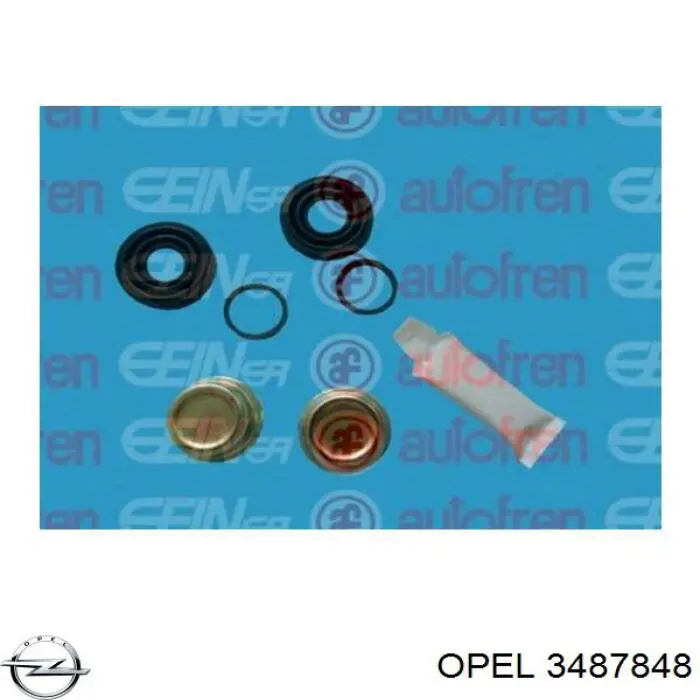 Ремкомплект супорту гальмівного переднього Opel 3487848 ціна, від 8.09 USD