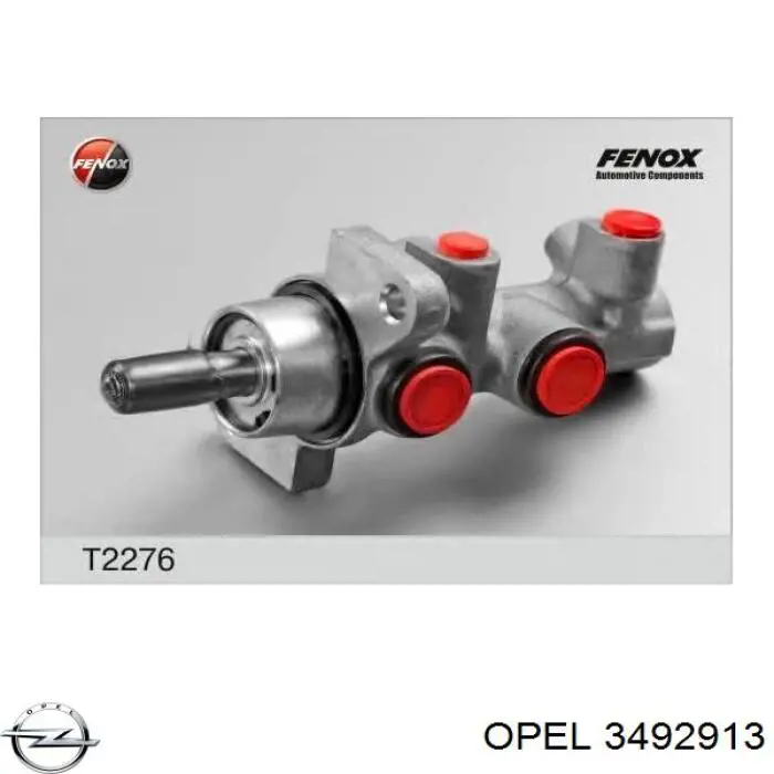 3492913 Opel Циліндр гальмівний, головний