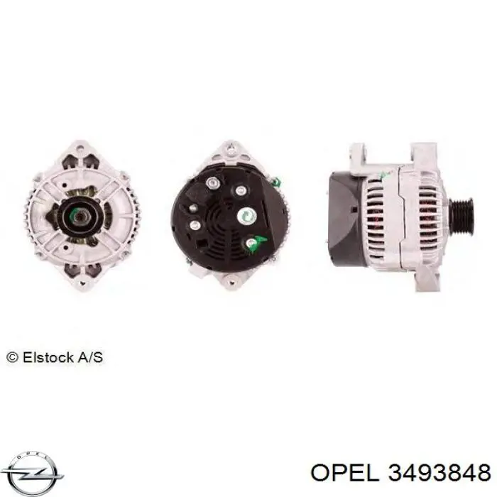 Купити 3493848 Opel Генератор