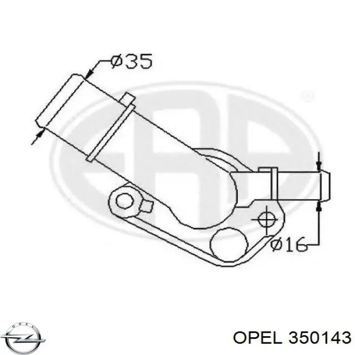 Подушка стабілізатора Opel 350143 ціна, від 3.03 USD