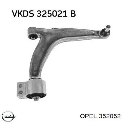 Важіль передньої підвіски нижній, правий Opel 352052 ціна, від 75.71 USD