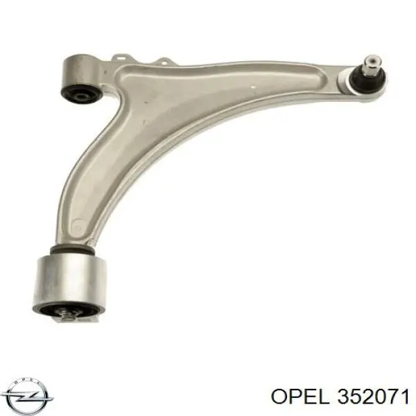 Важіль передньої підвіски нижній, правий Opel 352071 ціна, від 137.95 USD