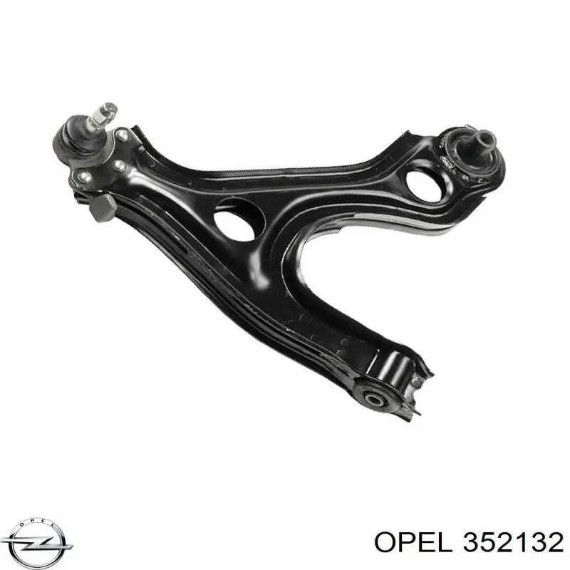 90235332 Opel важіль передньої підвіски нижній, лівий