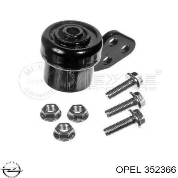 Сайлентблок нижнього важеля передньої підвіски Opel 352366 ціна, від 22.04 USD