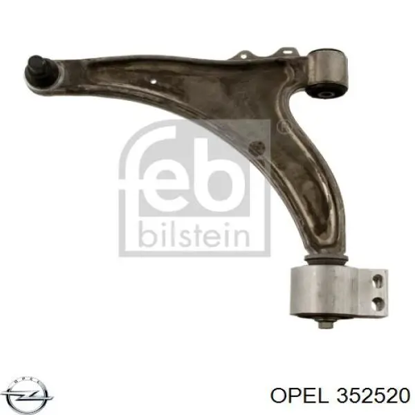 Важіль передній лівий Opel 352520 ціна, від 105.35 USD
