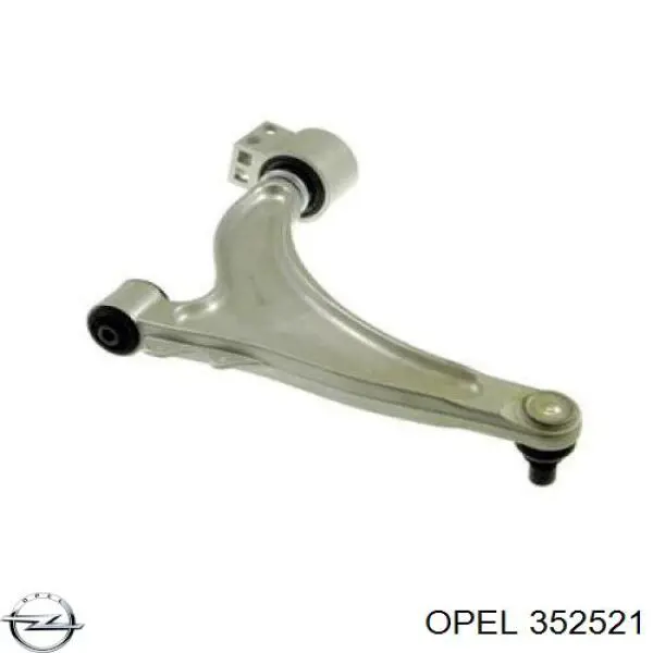 352521 Opel Важіль передньої підвіски нижній, правий