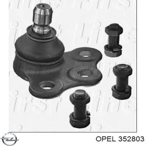 Купити 352803 Opel Кульова опора, нижня