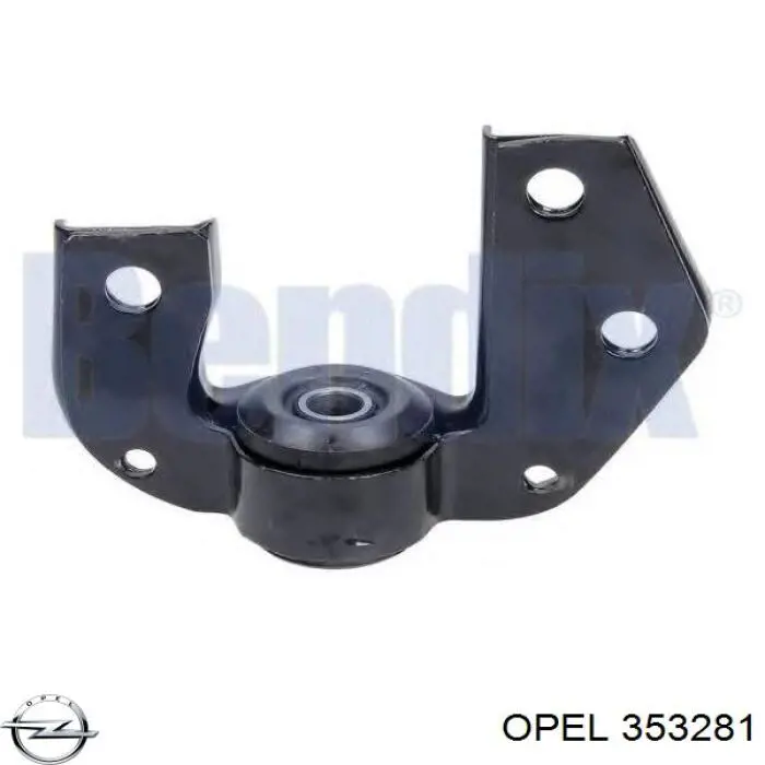 353281 Opel сайлентблок стабілізатора, переднього