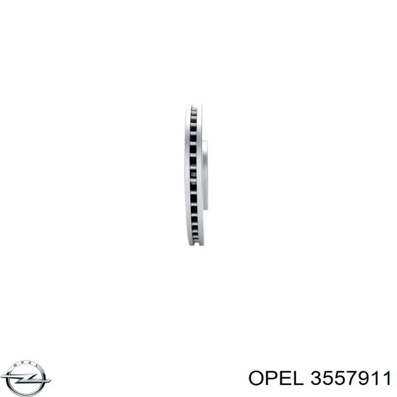 Диск переднього гальма Opel 3557911 ціна, від 39.12 USD