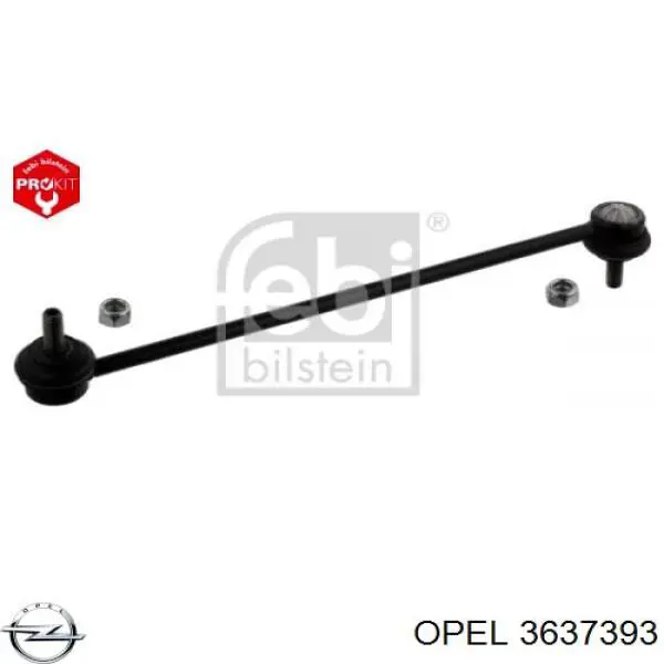 3637393 Opel Тяга переднього стабілізатора