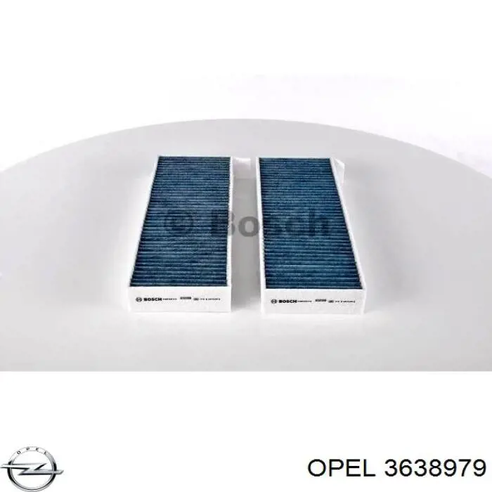 Фільтр повітряний обігрівача Opel 3638979 ціна, від 12.08 USD