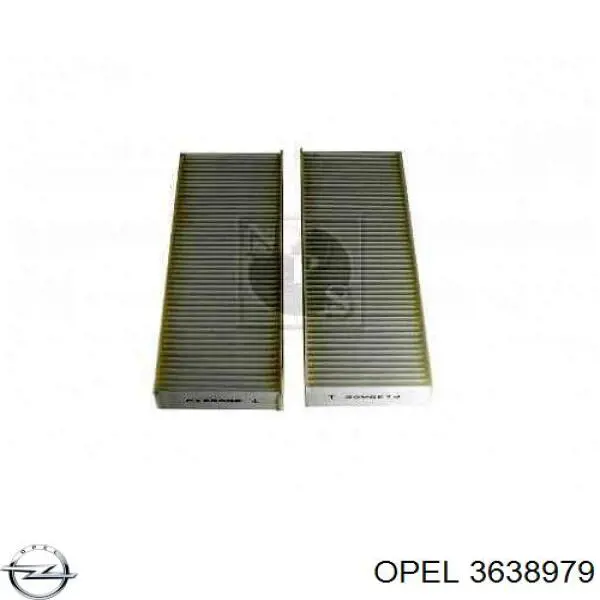 Купити 3638979 Opel Фільтр салону вугільний