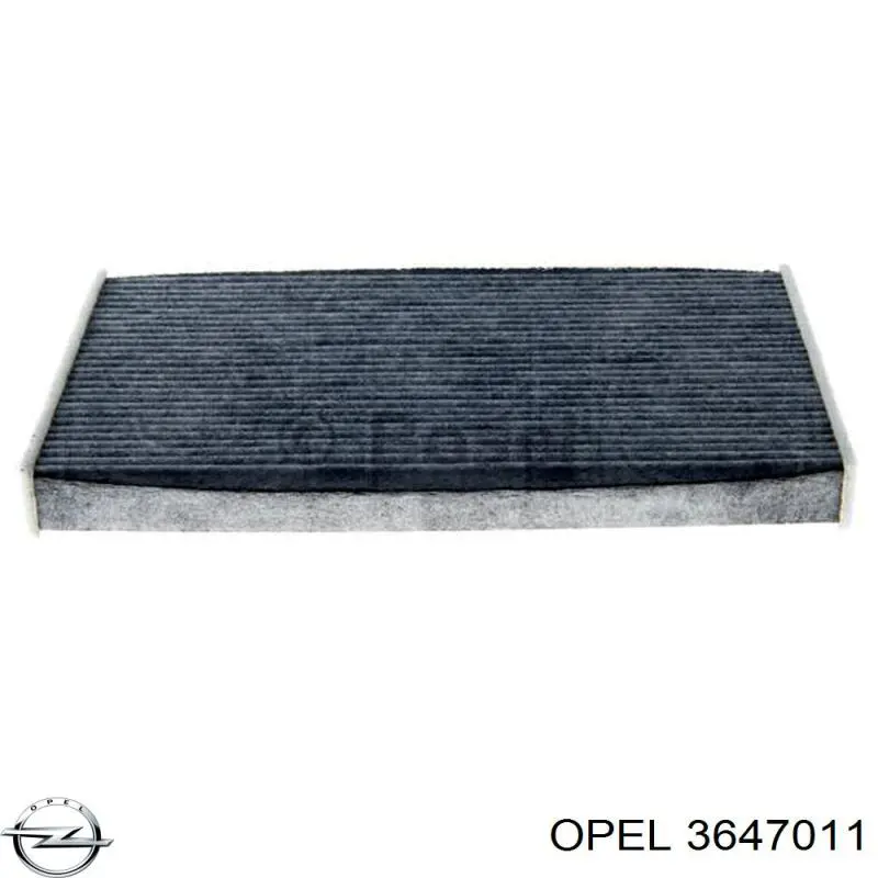 Фільтр повітряний обігрівача Opel 3647011 ціна, від 7.85 USD