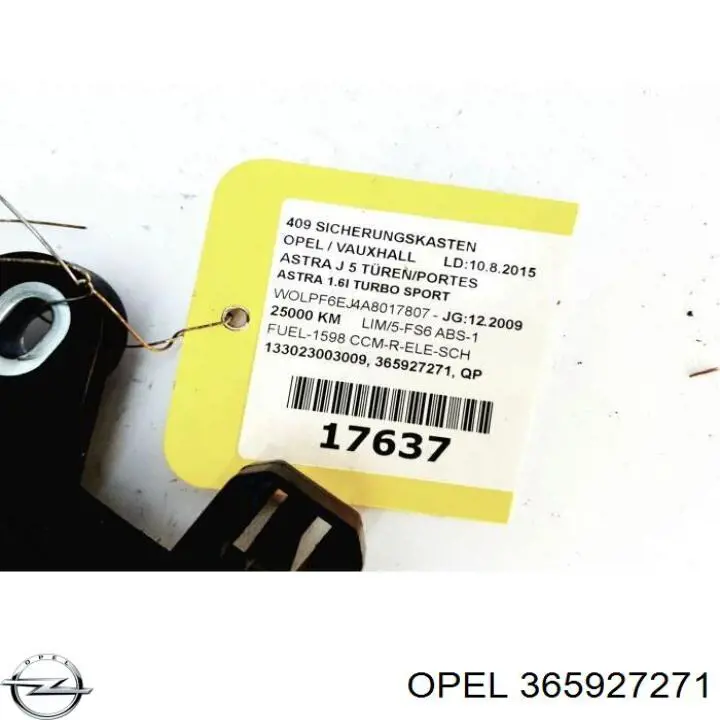 Купити 365927271 Opel 