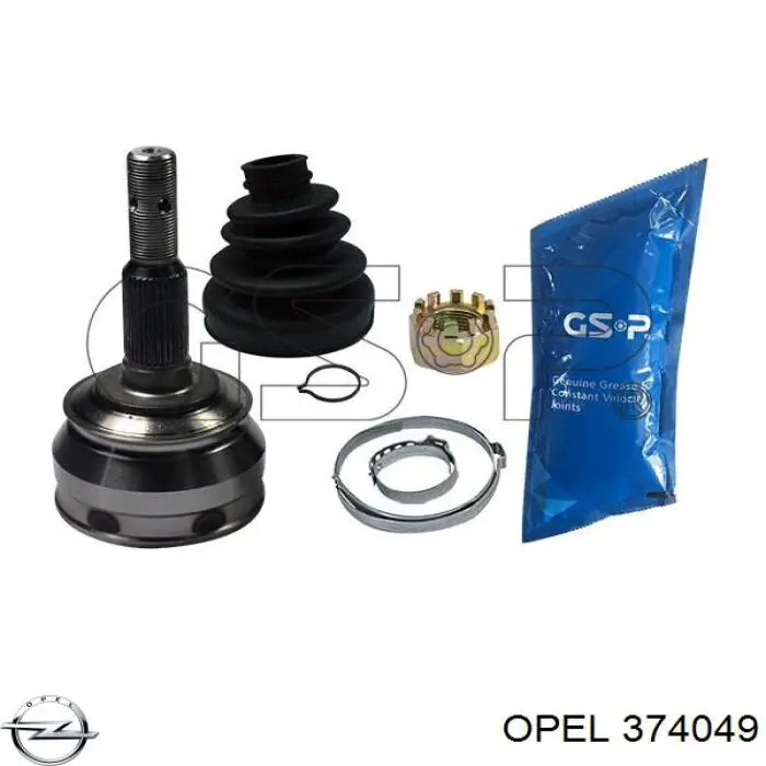 Граната колісна Opel 374049 ціна, від 26.12 USD