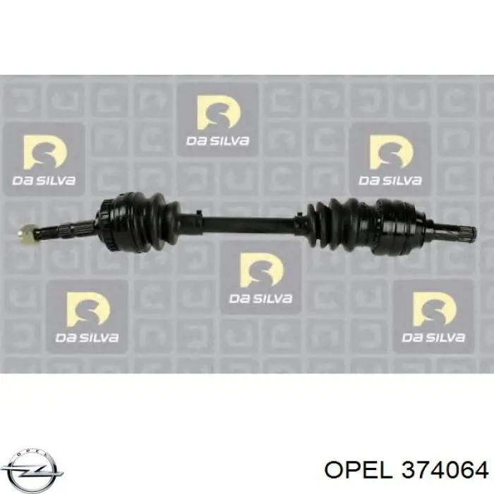 Купити Ліва піввісь Opel Kadett E 35, 36, 45, 46