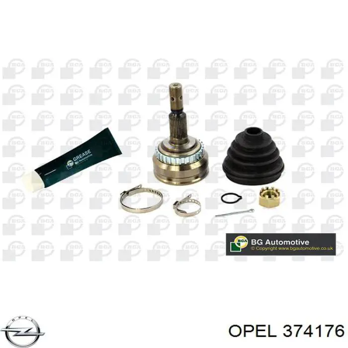 ШРУС зовнішній передній 374176 Opel