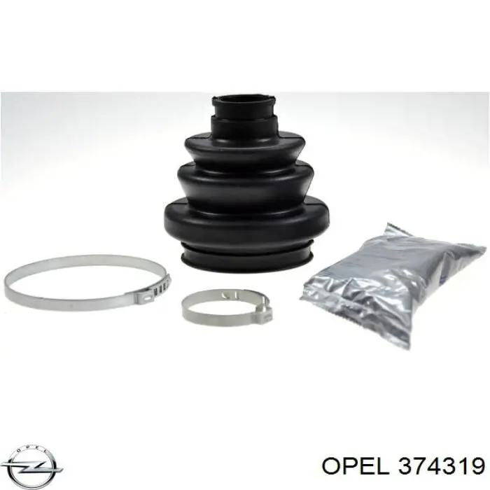 Купити 374319 Opel Пильник шарніра кутових швидкостей внутрішній передній