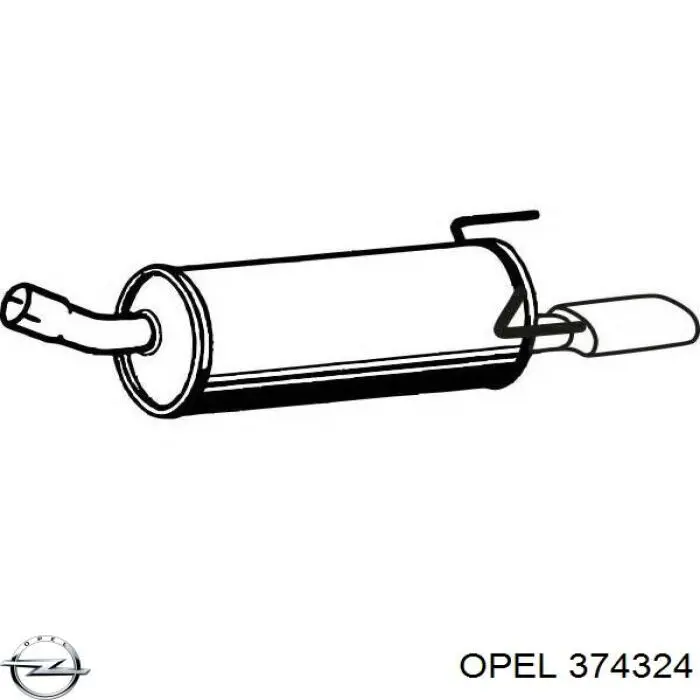 Купити 374324 Opel Піввісь права