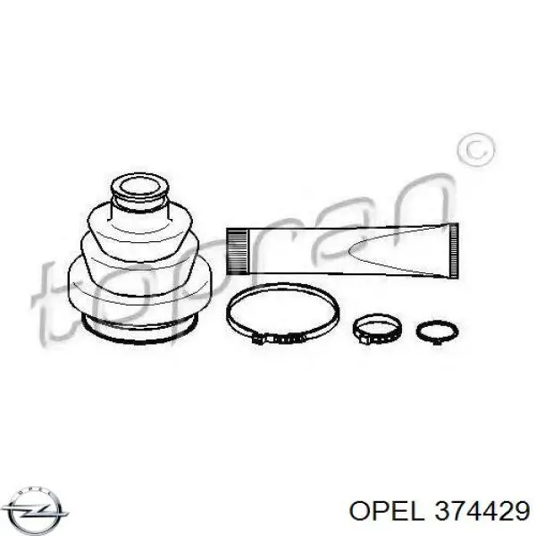 Купити 374429 Opel Пильник шарніра кутових швидкостей внутрішній передній