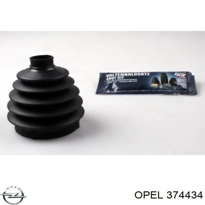 Пильник шарніра кутових швидкостей зовнішній передній Opel 374434 ціна, від 90.34 USD