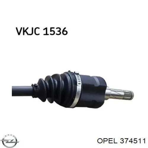 Привід передній лівий Opel 374511 ціна, від 61.65 USD