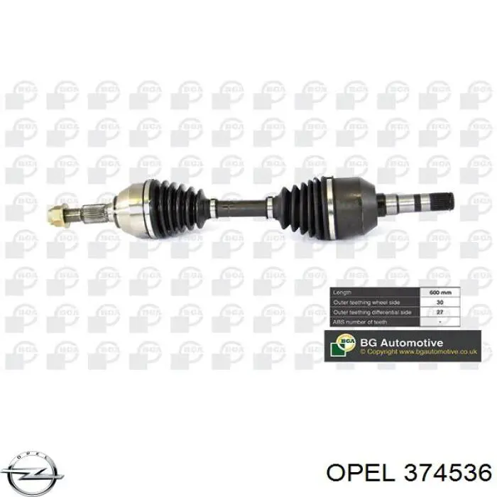 Купити 374536 Opel Вісь передня в зборі