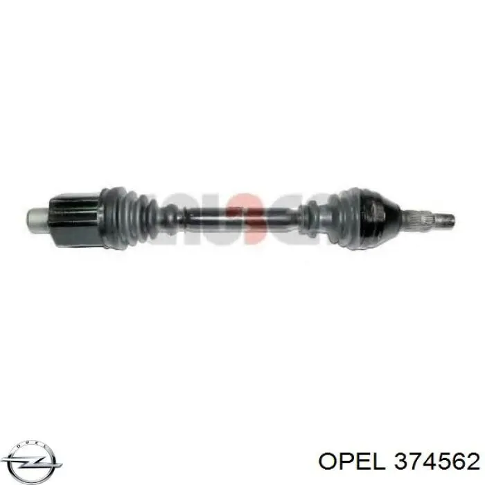 Купити 374562 Opel Піввісь права