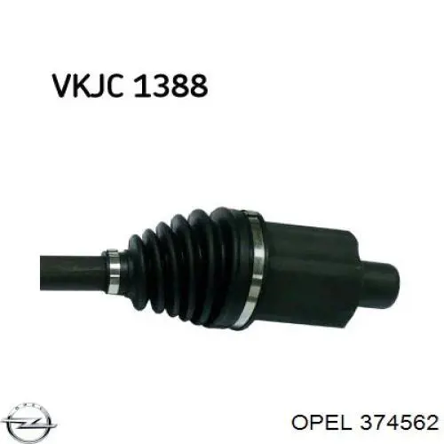 Купити 375025 Opel Піввісь права